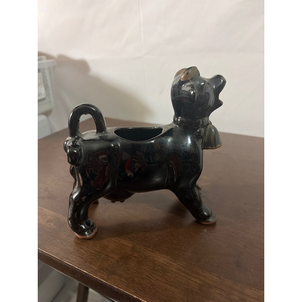 Unbranded Redware Cow Creamer Pitcher‎ EmVintage Ceramic Farmhouse Cottagecore